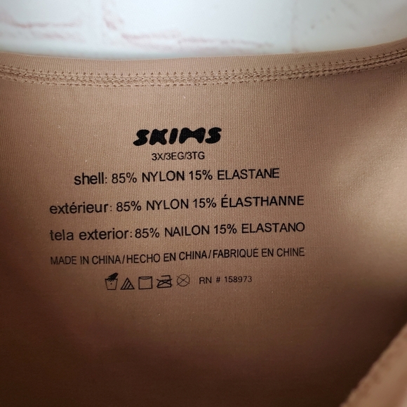 NEW SKIMS Soft Smoothing Thong Bodysuit Size 3X Sienna READ DESCRIPTION - Picture 11 of 15